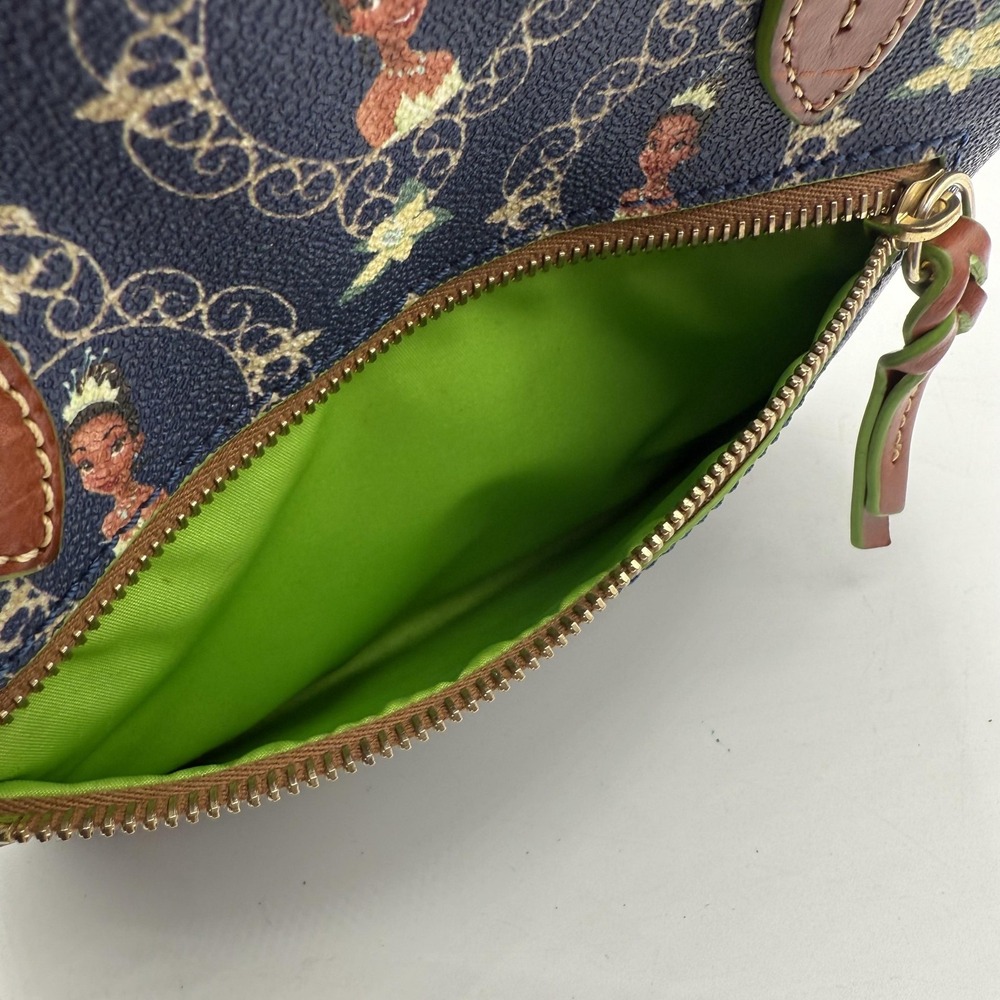 Dooney & Bourke Disney Princess Tiana Satchel Womens Blue Green Dream Big Purse‎ - Picture 8 of 16